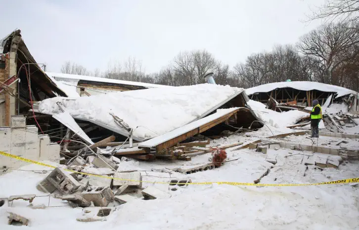 roof collapse from snow
