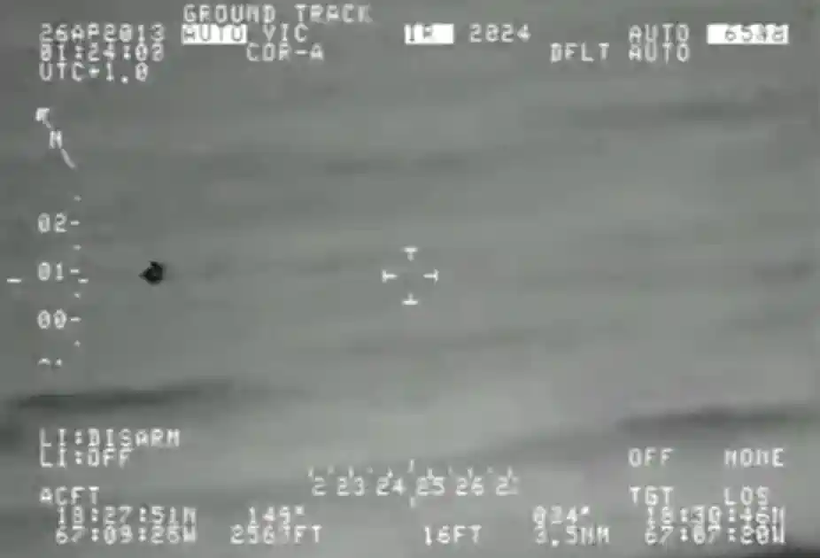 video of ufo on ir tracking camera